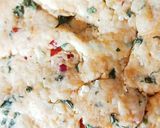 A picture of step 6 of Kasuri methi Masala puri.
