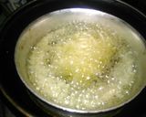 A picture of step 6 of Ghevar cake.