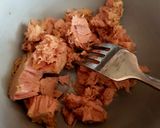 A picture of step 2 of My Tuna Cheesy salad jacket Potato 😍.