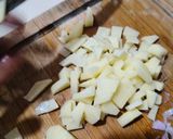 A picture of step 1 of Vegetable Poha with Mangalorean Mixture.
