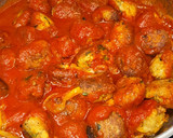 Foto del paso 9 de la receta: Albóndigas vegetarianas en salsa de cebolla con tomate