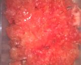 Foto del paso 3 de la receta: Tomates rellenos con atún, papas, aceitunas negras y verdes, huevos y Mayoliva
