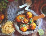 চটপটা নিরামিষ আলুর দম(chatpota niramish aloor dum recipe in Bengali) রেসিপির ধাপ 6 ছবি
