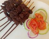 A picture of step 7 of Tsire(street meat).