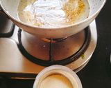 A picture of step 1 of Garlic potato rings and Garlic tomato chutney.