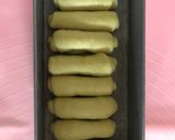 Foto langkah ke 7 dari resep Roti Sobek Pandan, metode autolyse.