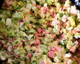 A picture of step 5 of Okroshka.