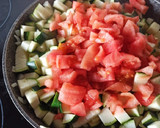 Foto del paso 4 de la receta: Espaguetis con pisto de calabacín