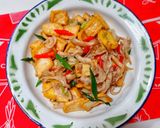 Foto langkah ke 6 dari resep Tumis Tahu Jamur Tiram.