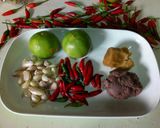 รูปขั้นตอนการทำที่ 1 ของ น้ำพริกกะปิ