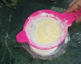 A picture of step 1 of Nankhatai.