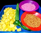 Foto langkah ke 2 dari resep Bubur Sorgum Sagu Mutiara Plus Nangka.