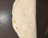 A picture of step 9 of Mexican cheesy vegetable quesadilla.