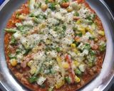 A picture of step 19 of Veg pizza.