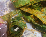 तोरी के छिलके के छल्ले (Tori ke chilke ke chhalle recipe in Hindi) रेसिपी चरण 3 फोटो