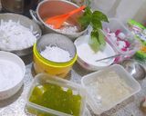 Hình bước làm 2 của món Chè Dừa Dầm