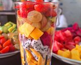 Hình bước làm 3 của món Trái cây dầm