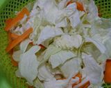 Hình bước làm 2 của món Bắp cải xào thịt bò