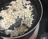 A picture of step 1 of Mexican Rice.