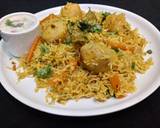 Dum aloo biryani recipe step 8 photo
