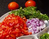 A picture of step 1 of Paneer Bhurji.