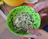 A picture of step 3 of National Kyrgyz salad "Shakarap".