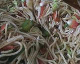 वेज हक्का नूडल्स(Veg hakka noodles recipe in hindi) रेसिपी चरण 4 फोटो