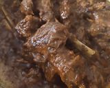 A picture of step 4 of Masala Mutton chaap.