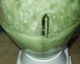 A picture of step 2 of Mint margarita.