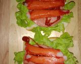 รูปขั้นตอนการทำที่ 3 ของ แซนวิชโบโลน่าสลัด (Bologna and Salad Sandwich)