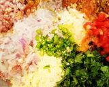 A picture of step 6 of Chappli kabab.