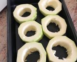 A picture of step 2 of Vegetarian stuffed marrow.
