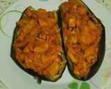 Foto del paso 6 de la receta: Berenjena rellena en el microondas 🍆