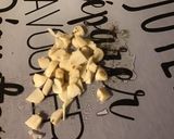 Une image de l'étape 6 de Pommes grenailles au chou romanesco et dulce.
