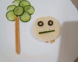 A picture of step 3 of Alo keema veg sandwich.