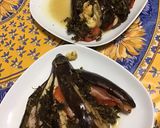 Une image de l'étape 18 de Éventail d'aubergine au jambon tomate et mozzarella.
