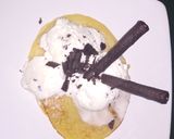 Foto langkah ke 10 dari resep Pancake ice cream vanilla.