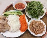 Hình bước làm 5 của món Gỏi tép cuốn rau