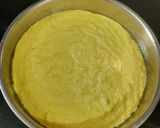 A picture of step 3 of Masala rava dhokla cake.