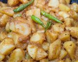A picture of step 5 of Khatty Aloo.