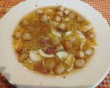 Foto del paso 12 de la receta: Tartaleta de masa filo con morcilla de arroz, garbanzos y salsa de yogur