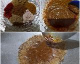A picture of step 1 of Chana chaat with amla powder.