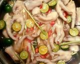 Hình bước làm 6 của món Chân gà sả ớt!