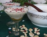 Foto del paso 7 de la receta: Ajoblanco con salsa de mango y granada