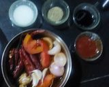 A picture of step 1 of Momo Chutney.