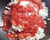 Foto del paso 2 de la receta: Arroz con tomate  y Huevo