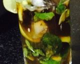 A picture of step 4 of Virgin Black Mojito Mocktail.