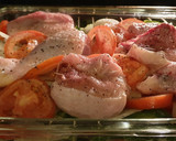 Foto del paso 3 de la receta: Pollo al horno con verduras y 1906