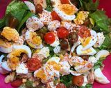 Foto del paso 7 de la receta: Protesalad mar y tierra imbatible!!!(Ensalada de atún y vegetales varios)