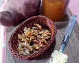 Foto del paso 9 de la receta: Alitas de pollo al horno. Guarnición: puré de camote con miel y nueces y chutney de pimiento rojo ❤️